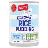 Jack's Creamy Rice Pudding 400g (Case of 12)  Adomoo